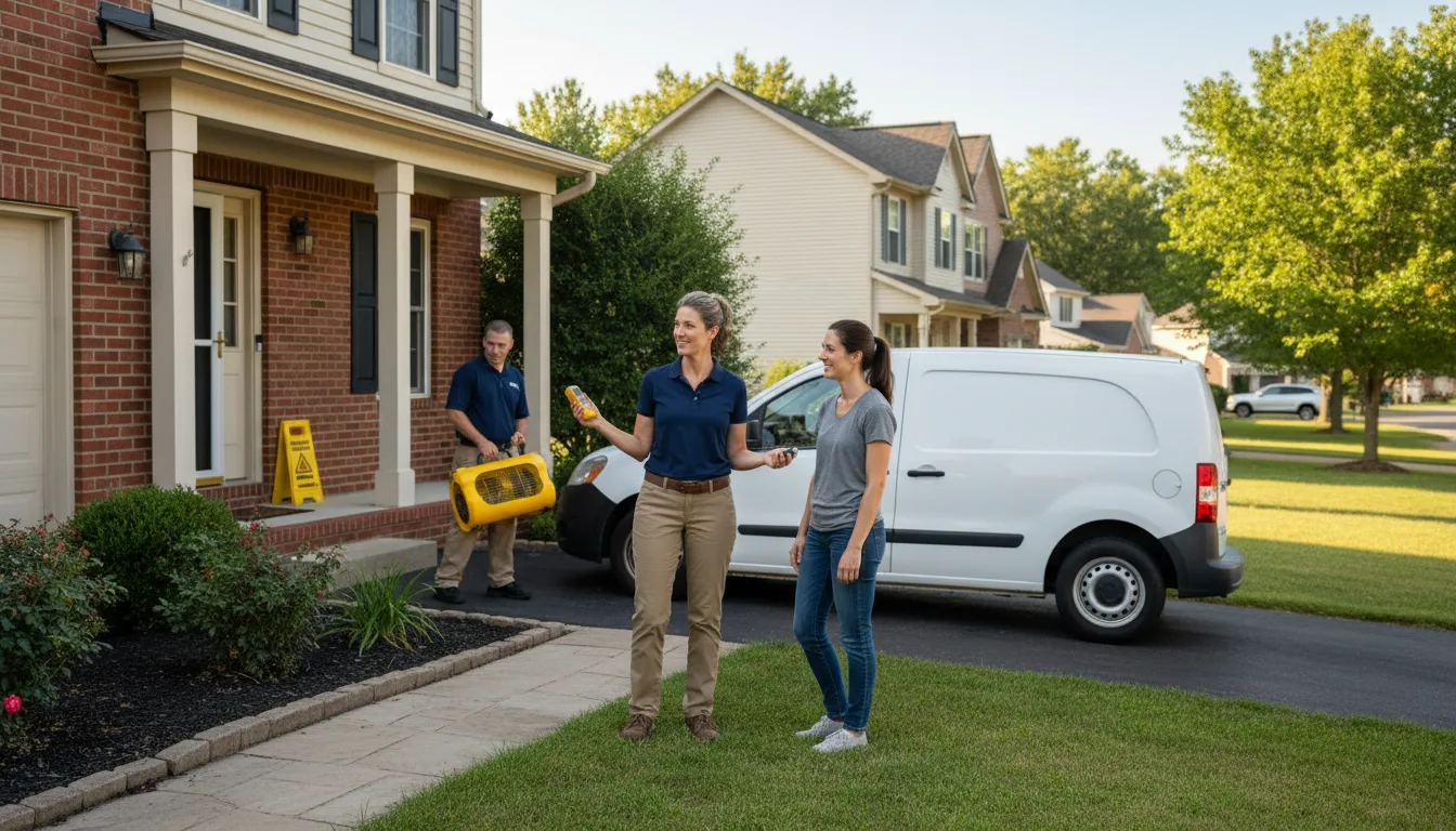 Water restoration image for Dehumidification And Cleanup Services in Sylvan Beach, NY